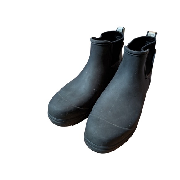 UGG Droplet Women's Waterproof Rubber Ankle Boots – Black – W 11 - Picture 5 of 11